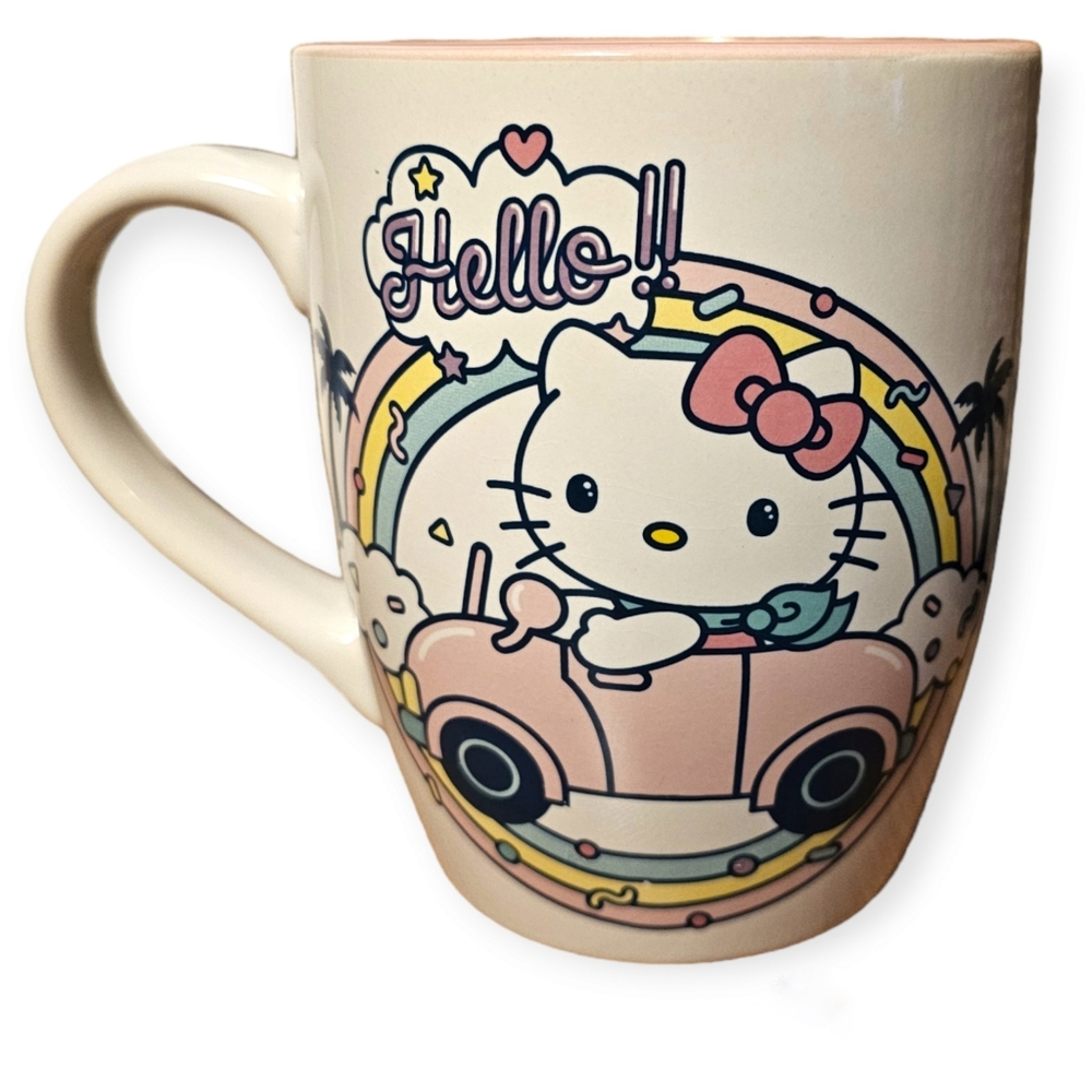 🆕 NWOT Hello Kitty 25 oz. ceramic mug